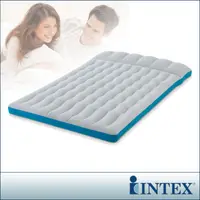 在飛比找PChome24h購物優惠-INTEX 雙人野營充氣床墊(車中床)-寬127cm(灰藍色