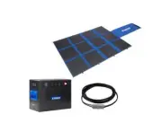 Kings 360W Folding Solar Blanket + BatBlock25 12V Battery Box +6m Extension Lead