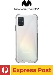 Samsung Galaxy A32 (4G) SUPER PROTECT ShockProof Clear Case - Mercury Goospery