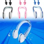 Nose Clip and Ear Buds Kit for Water Sports Noise Blocking Blue/Black/Pink