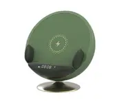 S39 Wireless Charging Bluetooth Speaker Retro Subwoofer Mobile Phone Stand Computer Desktop Alarm Clock for Home Use Acoustics