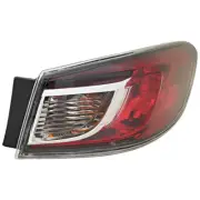 Fits MAZDA 3 10-13 TAIL LAMP RH, Outer, Assembly, Halogen/Standard Type, Sedan