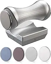 Premium Rolling Knife Sharpener - Knife Sharpener Rolling Kit for All Knives - 360 & 600 Diamond - 1000 & 3000 Whetstone Ceramic Discs - Gripable Handle & Non-Slip Base, Aluminium Design with 4 Angles
