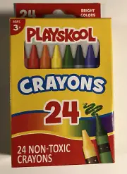 Playskool Box of 24 Non-Toxic Crayons