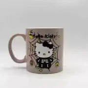Sanrio Hello Kitty Skeleton Pink Spiderweb Halloween Mug New Pink 2024