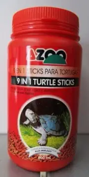 300 GM (900 ML) AZOO 9-in-1 TURTLE/TORTOISE/REPTILE/AMPHIBIAN FOOD STICKS