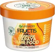 [Garnier] Fructis, 3-in-1 Hair Mask, Repairing & Hydrating, Hair Food Papaya, 390ml