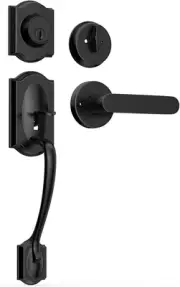 Front Door Handle Set, Entry Door Handle Set,Exterior Door Handleset with Revers