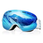 Snowboard Ski Goggles Men Women Youth, Anti Fog OTG Winter Snow Goggles