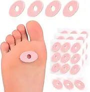 Callus Cushions, Oval Corn Pads, Foam Padding with Self-Stick Adhesive, Protects Toes, Foot and Heel from Rubbing and Friction, Pain Relief from Calluses, Corns, Blisters (45 Count)