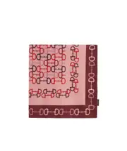 pattern silk scarf One size ROSEATE RED