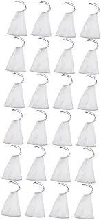 FOYTOKI 2sets Australian Mesh Soap Bag Exfoliating Glove Soap Saver Pouch Net Bag Soft Texture 40pcs*2 Random Color