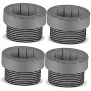 4 Pcs Pool Umbrella Stabilizer Adapter Threaded Adapter Sleeves Pool grey
