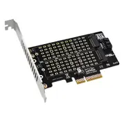 Simplecom NVMe and SATA M.2 SSD to PCIe x4 Expansion Card (EC412v2)