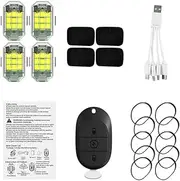 LED Strobe Light Wireless Remote Control for Motorcycle Car Anti-Collision Warning Lamp Indicator Drones Accessories