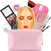 ZTBBRA 3D Makeup Practice Face, Mannequin Head for Beginners & Enthusiasts to Boost Skills - Ideal for Human Hair Application