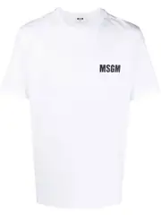 [Msgm] Msgm-T-Shirt In Jersey Con Logo Impact-Uomo XL