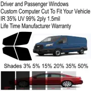 Nano Carbon Window Tint fits Ford Transit Van Low Roof 2015-2024 Tint Kit (for: Ford)