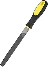 uxcell Flat Metal File 6 Inch, High Carbon Steel File Diamond File Hand File W PVC Grip Handle for Wood/Metal/Ceramic/Glass/Stone/Jewelry/Tile/Model/DIY/Sharpening File