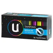 U by Kotex Slim Tampons Regular 16PK