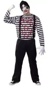 Maniacal Mime Adult Costume