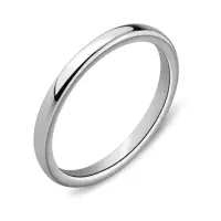 在飛比找momo購物網優惠-【GIUMKA】素面戒指-極細．鎢鋼(白色情節禮物)