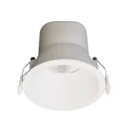 CROWN LIGHTING 10W SMD LED Deep Set Anti-Glare Round Recessed Downlight - 3CCT