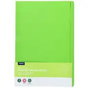 J.Burrows Recycled Foolscap Manila Folder Lime 25 Pack
