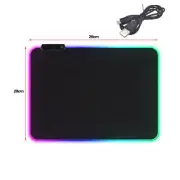 Universal RGB LED Backlight Gaming Mouse Pad Mat Computer Mousepad For Keyboard
