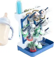 Baby Bottle Drying Rack, Vertical Bottle Dryer Rack Holder, Space-Saving Bottle Drying Rack Stand, Baby Bottle Storage for Bottles, Teats, Cups, Pump Parts and Accessories
