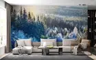 3D Winter Pine Snow Wallpaper Wall Murals Removable Wallpaper 89