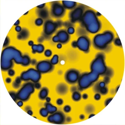 Slipmat Slip Mat for Marantz or Single 7" DJ Turntable Record Player BLUE BLOTCH
