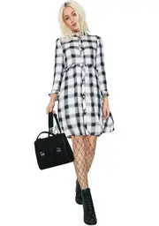 [Glamorous] Honor Roll Button Up Dress