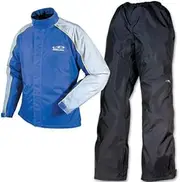 ROUGH & ROAD Dual-Tex Compact Rain Suit for Motorcycles