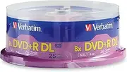 Verbatim DVD+R DL Double Layer 8.5GB 8X LifeSeries - 25pk Spindle 71122