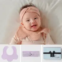 在飛比找momo購物網優惠-【Happy Prince】韓國製 Bebe純色交叉針織女嬰