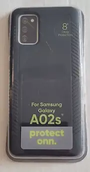 NEW Protect Onn Black Case For Samsung Galaxy A02s