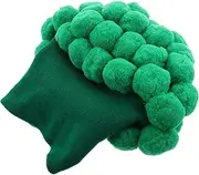 [Beaupretty] Adorable Broccoli Hat Funny Knitted Vegetable Beanie for Cosplay Soft Warm Knit with Pompom Unique Broccoli Design for Fun Green