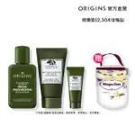 【ORIGINS 品木宣言】靈芝穩膚超能新客組(靈芝水30ML+靈芝精華液15ML+靈芝面膜30ML/旅行/新客)