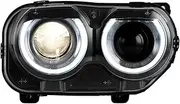 Car Accessorie Head Lamp Compatible With Dodge Challenger 2015-2022 RT Halo Ring Front DRL Signal Automotive Plug And Play(Originallight2pcs)