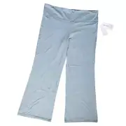 NWT Athleta Elevation Flare Yoga Pants Light Blue Size 3XL