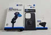 QUAD LOCK KIT APPLE iPHONE 13 PRO Case, Dampener, Fork Stem Mount *EXPRESS*