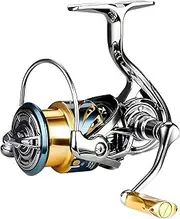 ReelFin Metal Spool Lightweight Spinning Fishing Reel for Freshwater and Saltwater CNC-machined Aluminum Handle 9+1 Sealed Stainless Steel Bearing System with 0ne-Piece Body