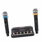 Wireless Microphone Karaoke Mixer System BT Digital Sound Board Console Podc New