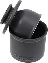 FELTECHELECTR 1pc Ceramic Butter Storage Jar Airtight Food Jar for Cheese Butter and Practical Kitchen Storage Container Keeps Food Fresh Without Peculiar Smell Elegant Design for Everyday Use