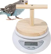 Digital Bird Scale - High-Precision Pressure Sensor Parrot Scale | T-Shaped Station Parrot Training | Bird Weight for Accurate and Fast Weight Measurement