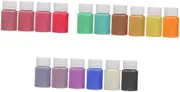 ULDIGI 16 Bottles of Soap Dye Pigment Powders DIY Nail Art Pigment Powders for Epoxy Resin Handcrafting