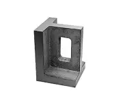 HHIP 3402-0110 8" x 10" x 12" Non-Slotted Right Angle Plate