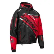 Castle X React "Floater" Snowmobile Jacket - Red/Black/Charcoal