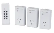 Powertech Remote Controlled Power Point Adaptor 3 Outlet Mains Controller